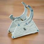 CNC Metal Phone Stand | Hot Rod Flames Design | Car Enthusiast Gift | Made in USA