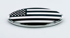 Chrome American Flag Emblem - 7-Zoll-Auto oder LKW-Abzeichen, Patriotic Decal '