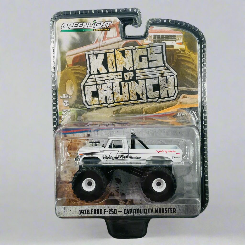 Greenlight 1 64 Diecast 1978 Ford F-250 Hauptstadt Monster Kings of Crunch