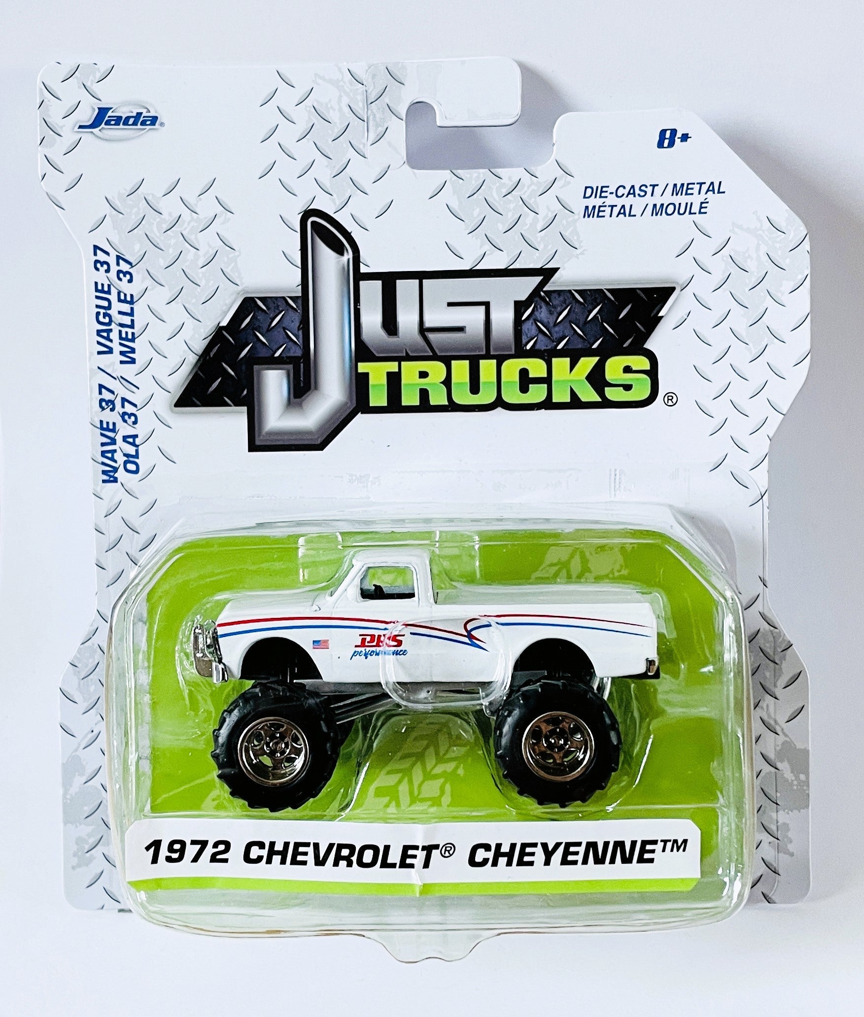 1972 Chevrolet Cheyenne Jada Toys Just Trucks PRS Weiß #14020 Die Cast 1:64