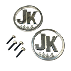 Auto Emblem Cars Custom Car Badge Cool Car Emblem 3' OD Set 'fits' Jeep JK -USA