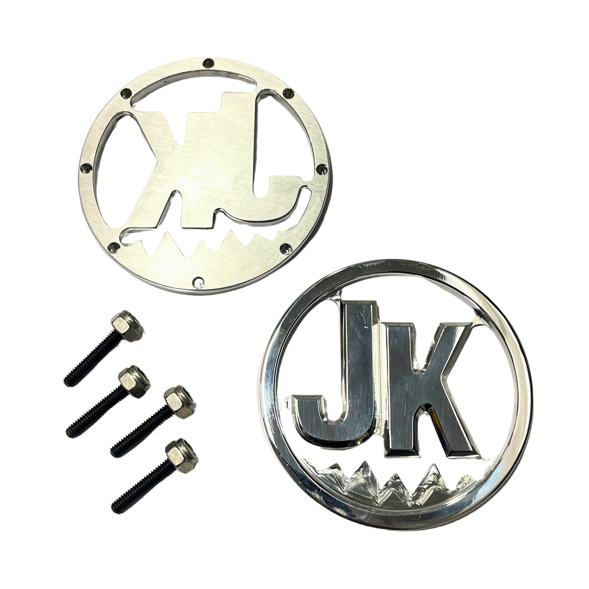 Auto Emblem Cars Custom Car Badge Cool Car Emblem 3' OD Set 'fits' Jeep JK -USA