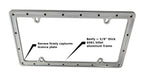 Billet Aluminium Lizenzplattenrahmen | Dick Riegeln Design | Heavy Duty | Made in USA