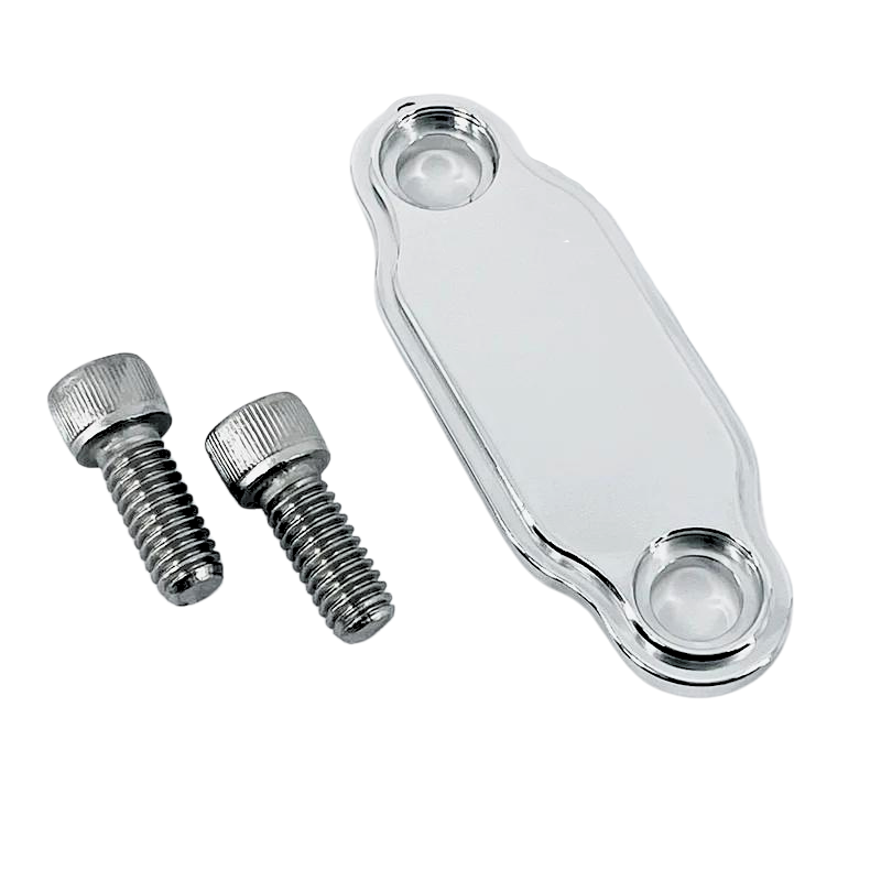 Choke Tube Block Off Platte CNC Aluminium passt zu Olds Small Block 260-403 M1007
