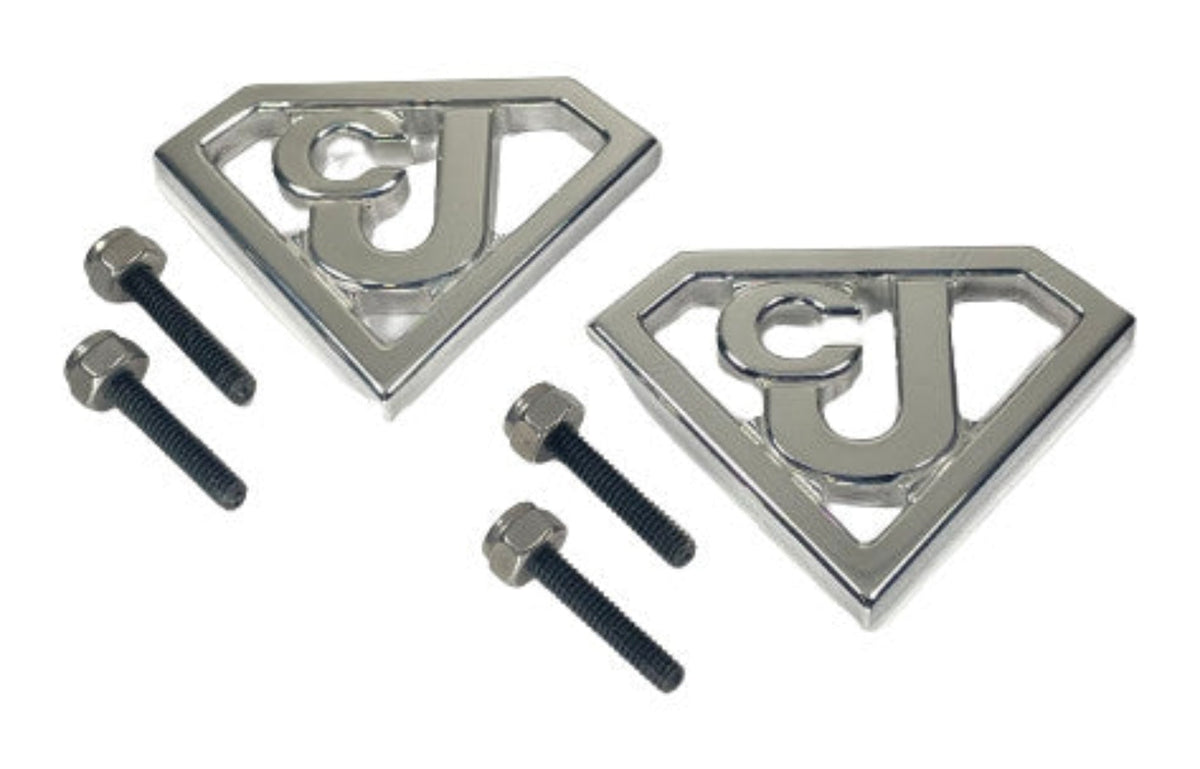 Metall Emblem Auto Fender Badge Set Poliert Billet CNC Aluminium Fits Jeep