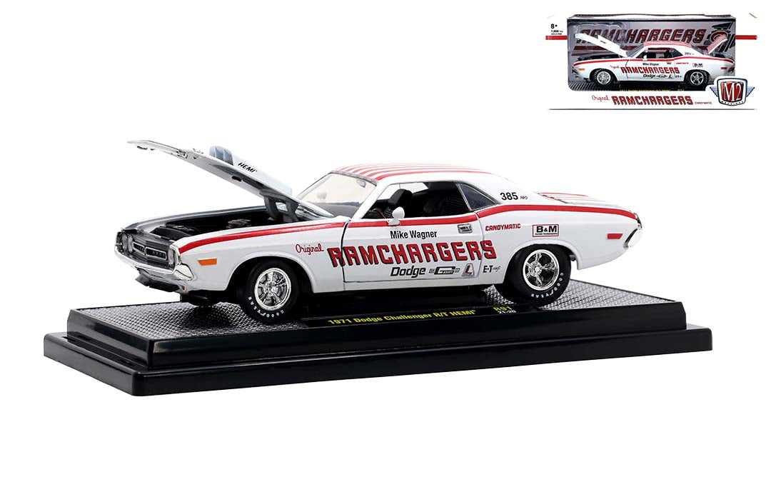 M2 Maschinen 1 24 Gegossene Autos 1971 Dodge Challenger R/T HEMI R91